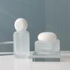50ml Frosted Glass Refillable Skincare Bottle for Lotion/Essence