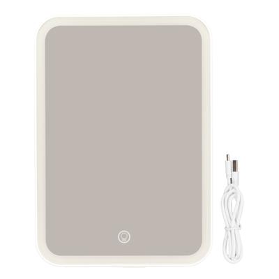 LED Makeup Mirror Stepless Dimming Rotation Touch Switch Rechargeable Mirror for Home Use