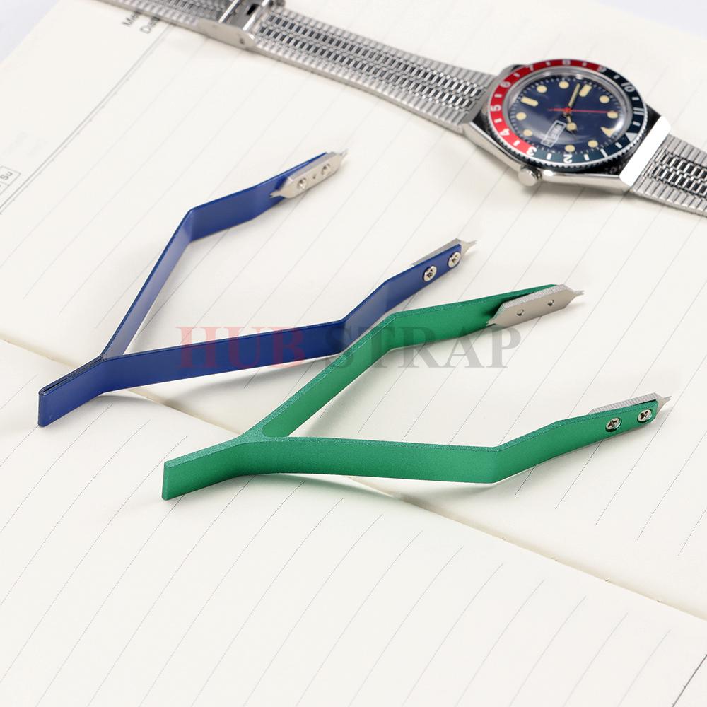 7825 V Shaped Metal Watch Spring Bar Remover for Watchmaker Stainelss Steel Tweezer High Hardness Precision Watch Repair Tools