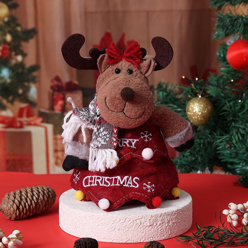 Christmas Gift Bags: Kids' Cartoon Candy & Apple Decor In Santa & Tree Shapes