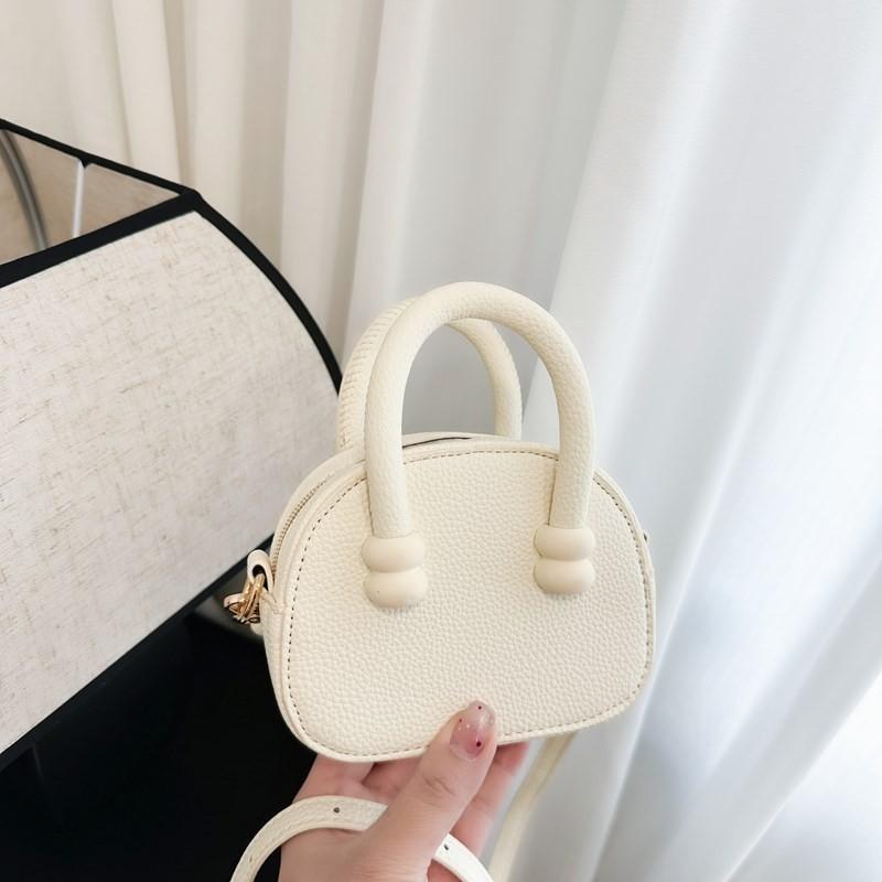 Cute Mini Shoulder Bag 2024 Spring Summer New Simple Solid Color Crossbody Bag In Chic Candy Colors