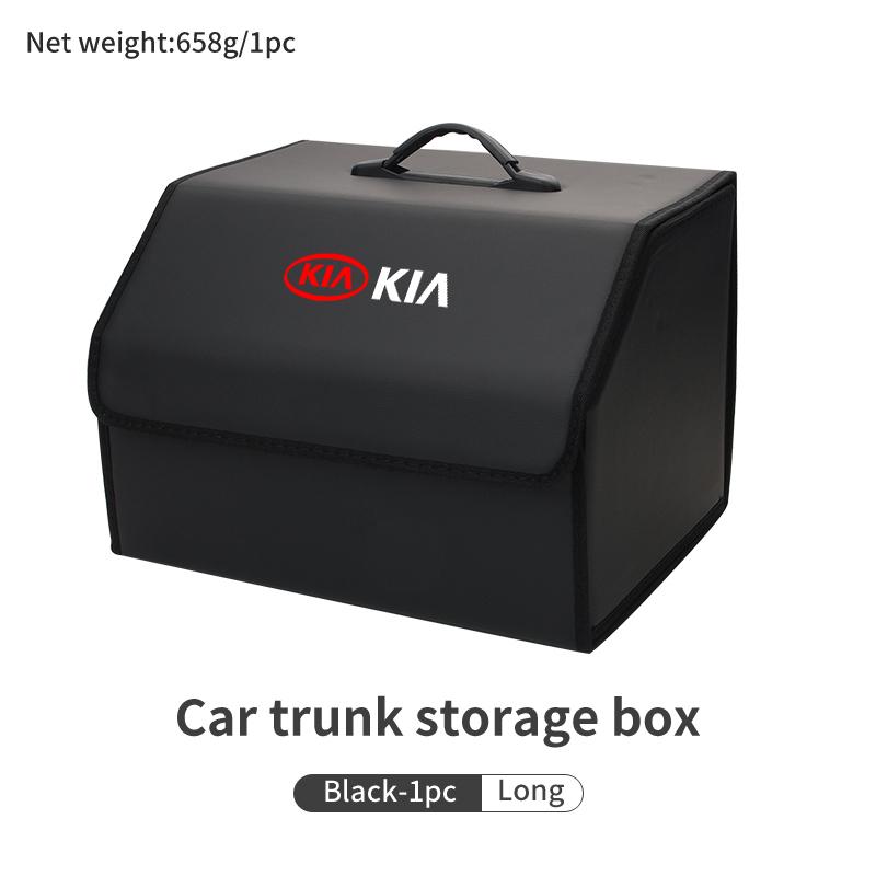 For KIA Car Trunk Storage Box Foldable Large Capacity Trunk Organiser Sportage Rio Ceed Niro Soul Stonic Picanto Proceed