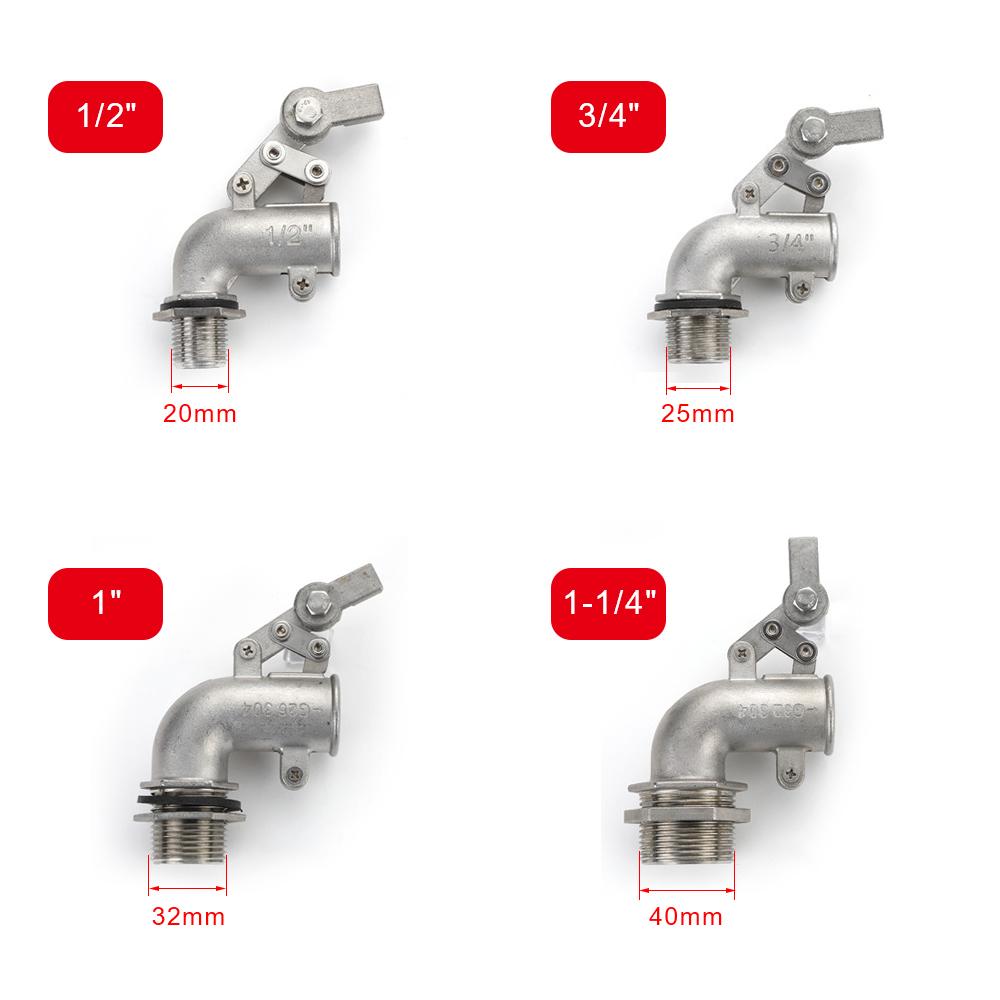 Adjustable 304 Stainless Steel Float Valve 1/2"-1" DN15-DN32 for Industrial & Residential Water Tank Level Control