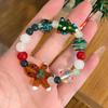 Korean Seasonal Gingerbread Man Minimalist Bracelet: Christmas Edition