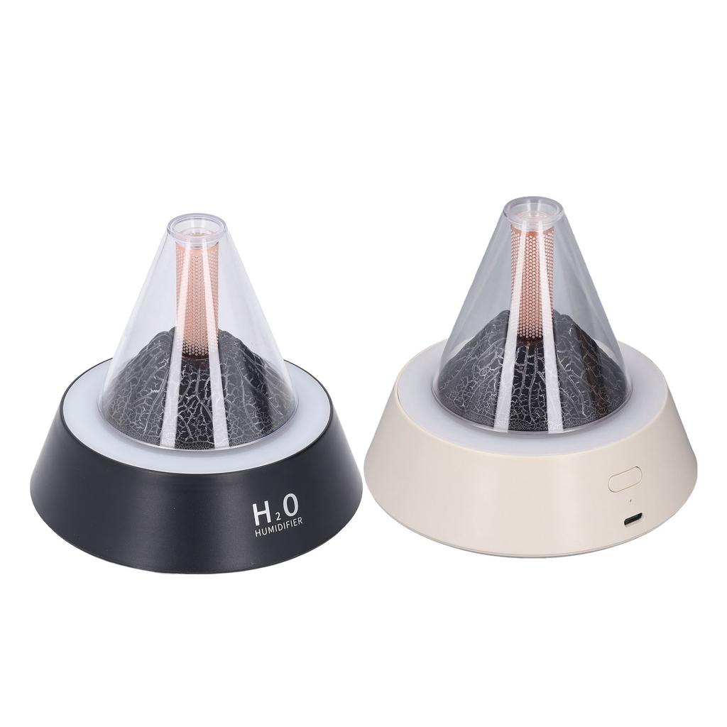 Volcano Aromatherapy Diffuser 7 Color LED Ambient Light Multiple Modes Quiet Auto Shut Off 80ml Volc
