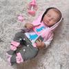 19 Inch Bebe Reborn Dolls Silicone Full Body Realistic Sleeping Doll Baby Toys For Girl Children's Day Birthday Gifts