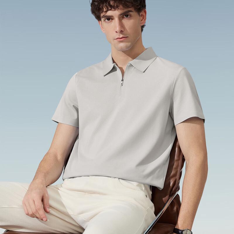 Judger Men's Cotton Modal Business Casual Short Sleeve T-Shirt