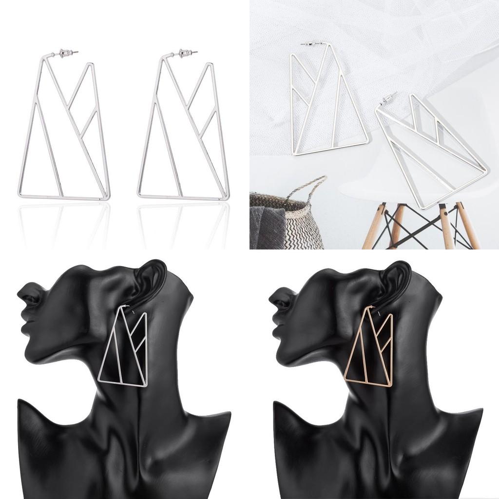Trendy Geometric Alloy Earrings For Women Fashionable Street Style Jewelry