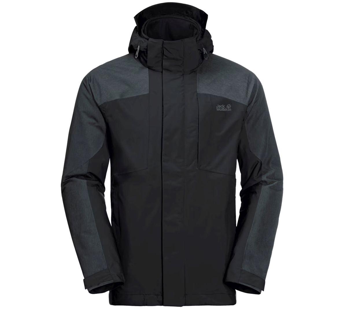 

Jack Wolfskin Viking Sky 3in1 M Hardshell Jacket - мужская функциональная куртка зимняя куртка черная 1107994-6000 ОРИГИНАЛ