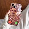 John Pork is Calling Answer Call Phone Case For iPhone 17 16 15 14 13 11 12 Pro Max Mini Plus Shockproof Transparent Soft TPU