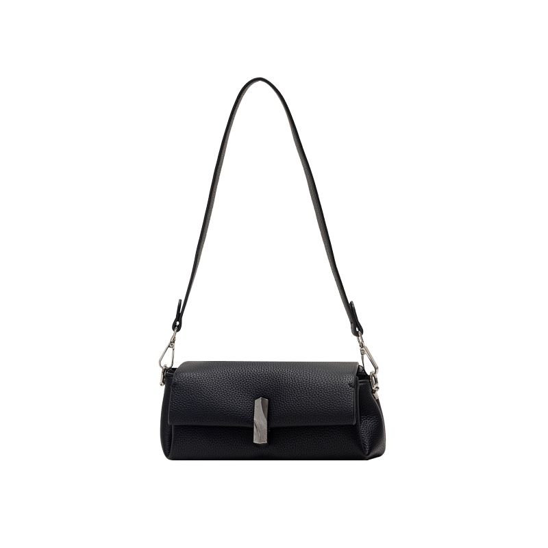 

Xieln Original Embossed Leather Underarm Bag Women 2025 New Versitile Fashion Baguette Bag Shoulder Shoulder Small Bag