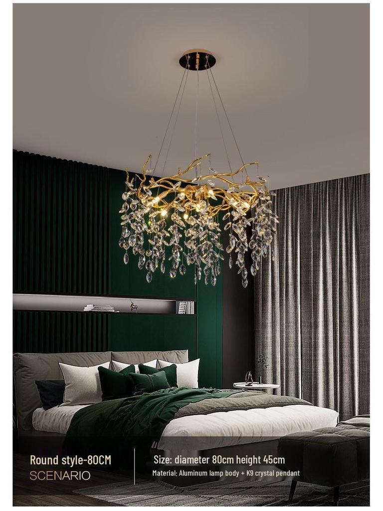 Elegant Modern French Crystal Chandelier for Living and Dining Rooms