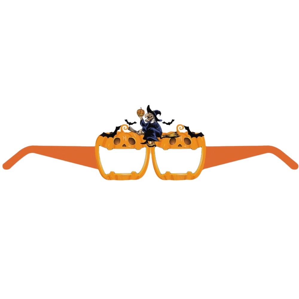 6 pcs Funny Cosplay Eyeglass Spider Design Party Photo Props Halloween Paper Glasses  Party