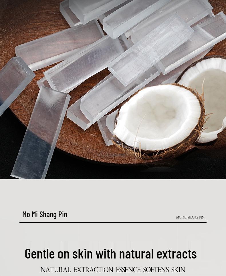 Amino Acid & Plant-Based DIY Soap Kit: Transparent White Base with Milk Fragrance