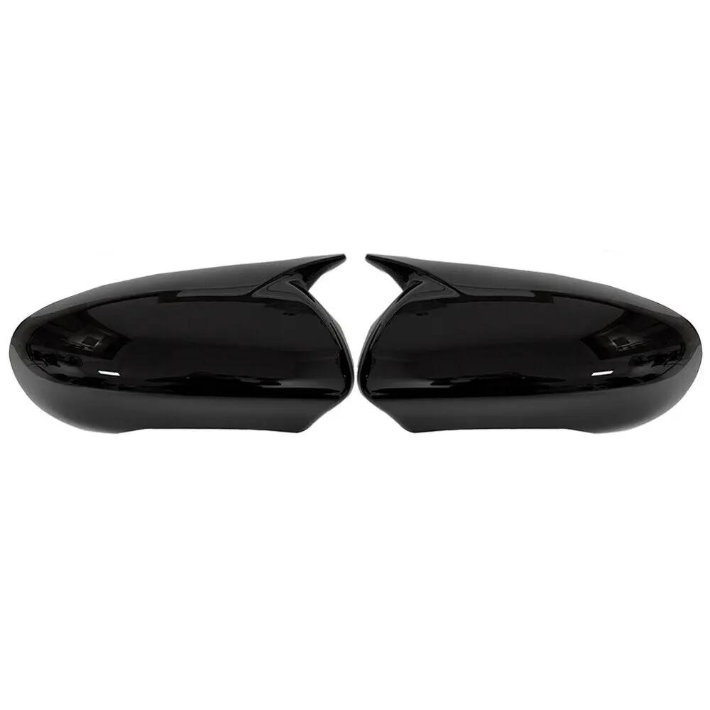 For Nissan Qashqai 2007 2008 2009-2013 ABS Car Rearview Side Mirror Cover Wing Cap Exterior Door Trim Adhesive Sticker Parts