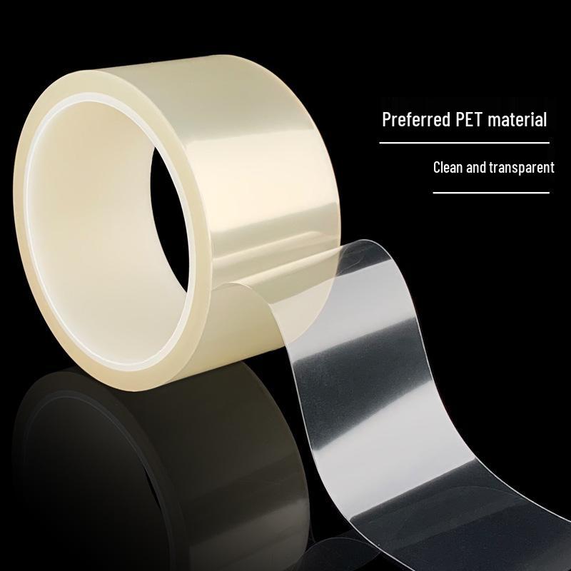Fita Isolante de Silicone Transparente PET de Alta Temperatura para Mascaramento e Pintura a Spray