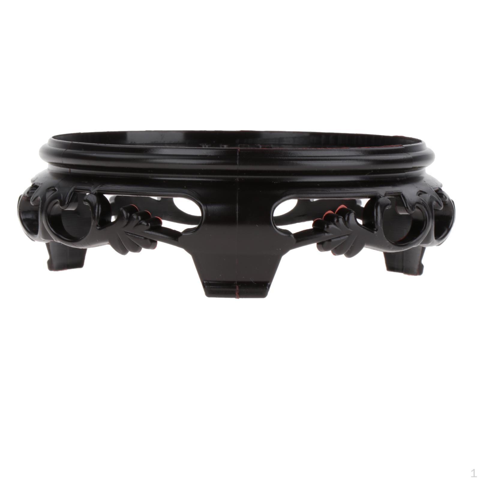 

Circular Fishes Tank Holder Aquarium Desktop Decorative Fish Bowl Display Living Room Bedroom Vase 10cmx3.5cm