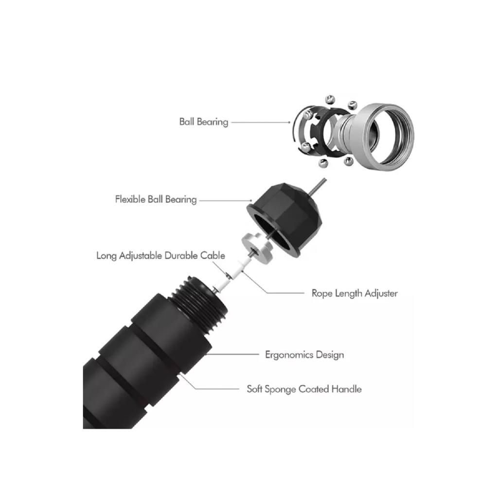 Brand Imported Red Professional Weighted Jump Rope 3m