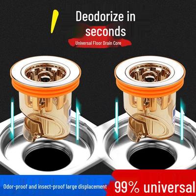 Geruchsdichter Anti-Leck-Bodenablaufkern mit insektenresistenter Rückschlagklappe