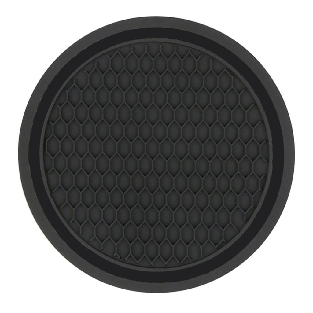 Car Cup Pad,  Universal Auto Non-Slip Cup Holder Embedded In Ornaments Silicone, Car Interior Accessories Mat