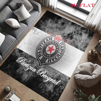 Partizan KK Logo Carpet Rug for Living Room Bedroom Home Sofa Decoration,Kids Play Nonslip Floor Mat