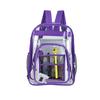 Waterproof PVC Transparent Backpack Multifunctional Minimalist Large Capacity School Bag for Primary and Middle School Students