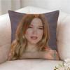 LLea Seydoux Actor Pillow Case Pillowcase Doublesided Printed Sofa Cushion Bedroom Headboard Pillow