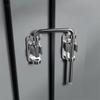Stainless Steel Door Lock No-drill Safety Barrel Bolt Non Perforated Buckle  Bathroom Doors