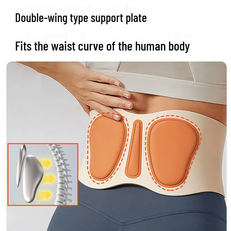 HEZHENG Infrared Heated Lumbar Support Belt CN plug (adapter included)