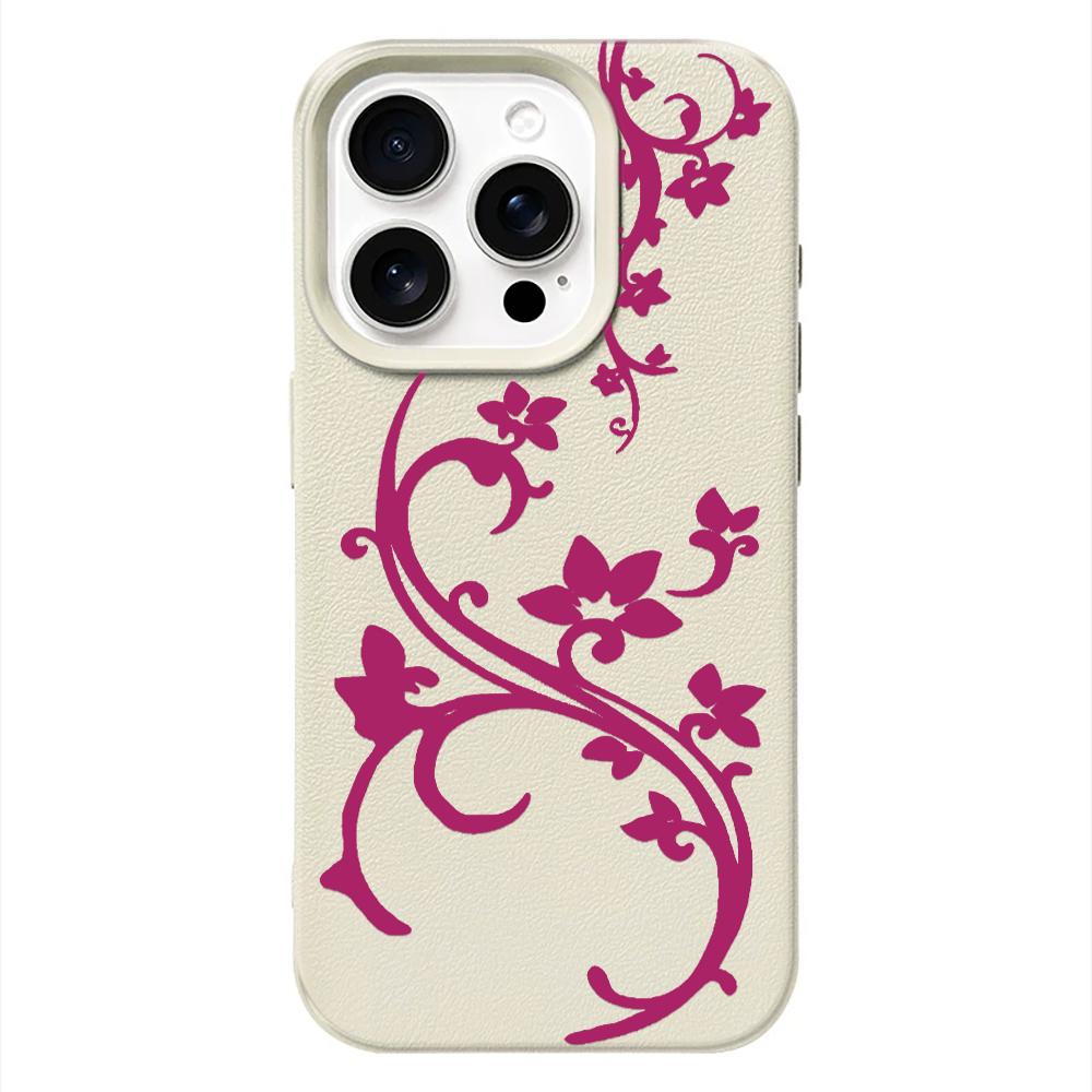 Painting Flower Patterns Phone Case For IPhone 17 16 15 Plus 14 13 12 11 Pro Max 17E Air 16e Shockproof Back Coque Cover