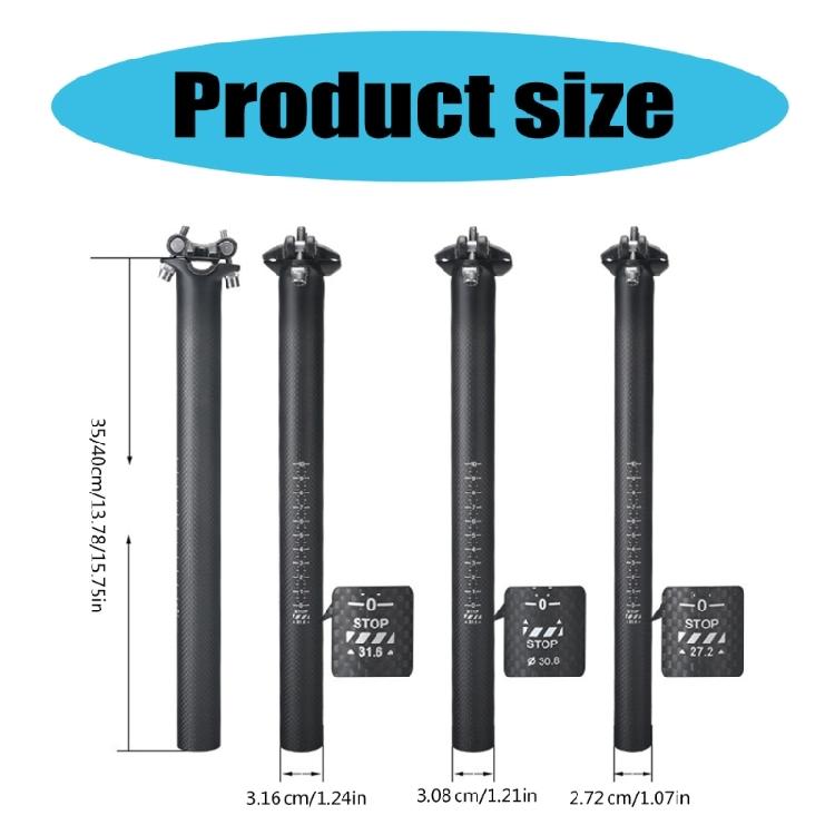 Carbon Fibers Seatpost Mountain Bicycles Seatpost Seats Post Tube Bikes Saddles Tube Seats Posts Bicycles Seats Posts