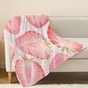 Lightweight Flannel Throw Blanket,Strawberry Collection Soft, Cozy & Warm Fresh Style for Home, Christmas & Halloween