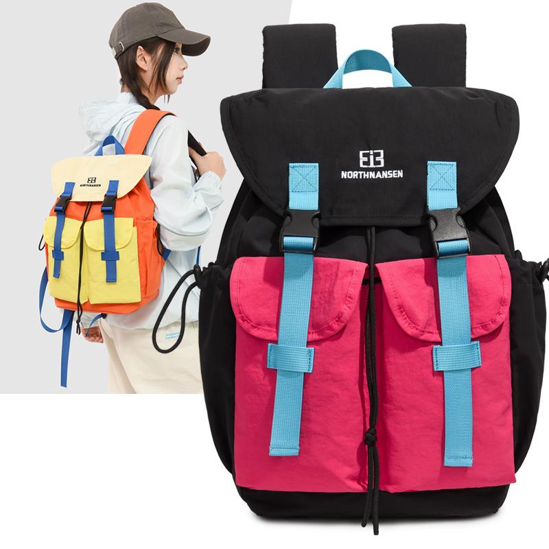 Color Block Backpack Sport Lightweight Outdoor Backpack
