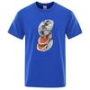 Funny Slice The Planet Graphic T Shirts For Men Summer Fashion Crew Neck 3D Printed Short Sleeve T-shirts Casual Oversized Tees