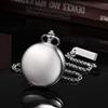 TREEWETO Mechanical Pocket Watch Antique Gold Skeleton Dial Roman Numerals Silver Double Hunter Chain Cover