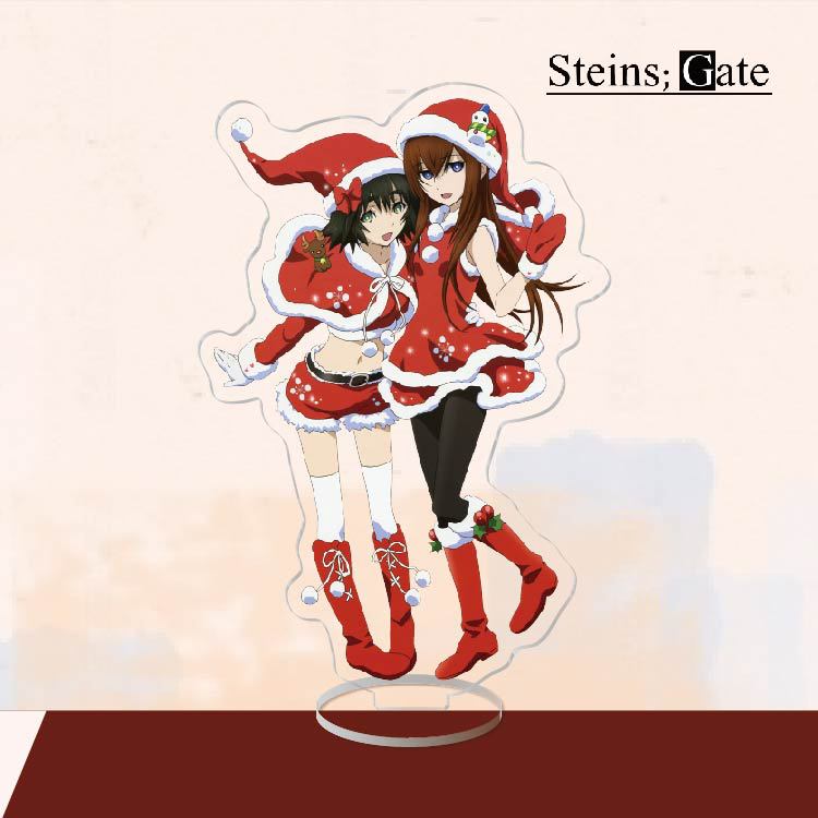 Anime Acrylic Stand Action Figure Toy Steins Gate PVC Acrylic Okabe Rintarou Desktop Stand Model Toy Gift
