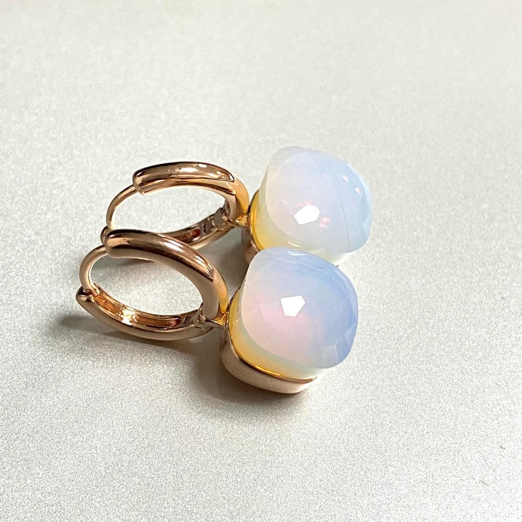Classic Crystal Earrings Candy Square Earrings Platinum Plated Water Drop Candy Earrings Women Crystal Jewelry Gift