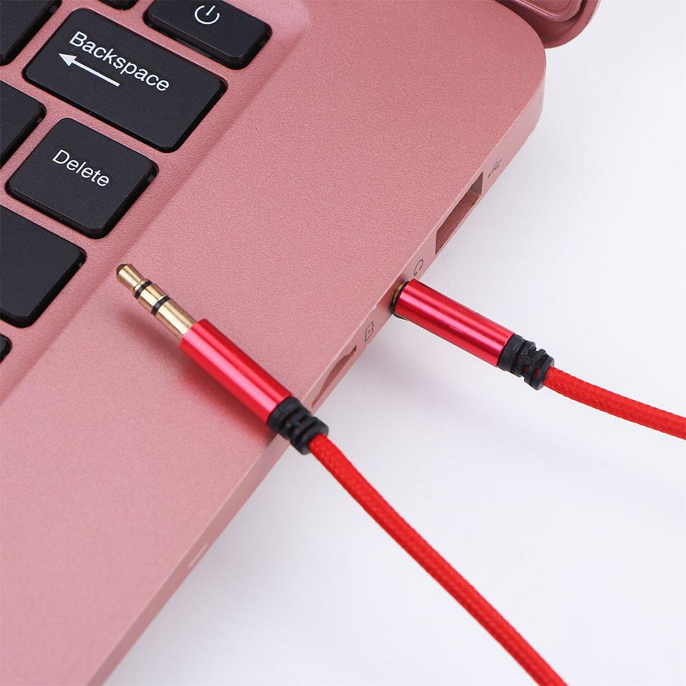 Jack 3.5mm Headphone Cord Gold-plated Plug With Mic Aux Cable Audio Cable Audio Wire Car Aux Cord