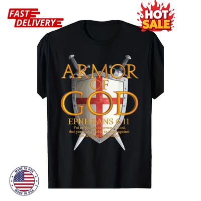 Armor of God Ephesians 6:11 Christian Inspired T Shirt Unisex Graphic Tee - SALE