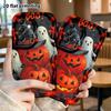 Phone case: 2D flat, suitable for Samsung Galaxy A34 A35 M05 M06 S20 S22 S21 FE Plus 5G protective case, pumpkin ghost, Christmas and Halloween, perfe