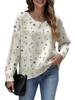 Deer Pattern Pullover Sweater
