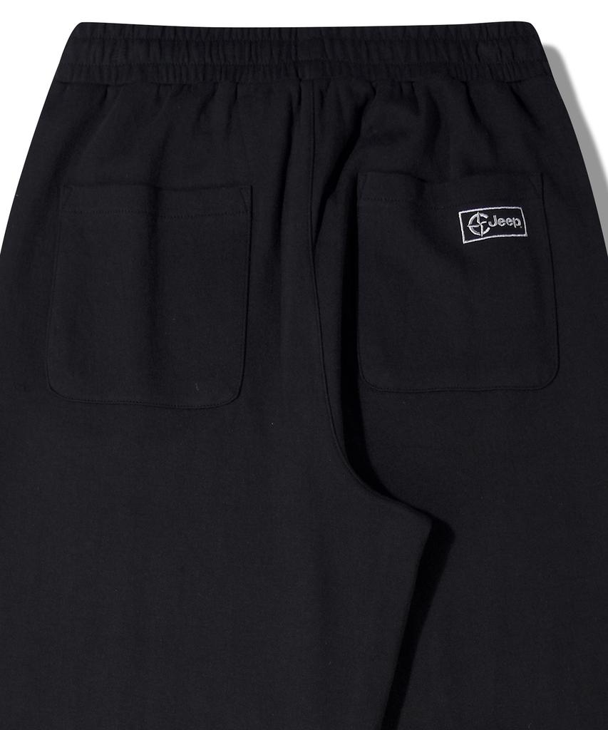 JEEP Basic Wide Double Sweatpants (Jq5Tsu901Bk)
