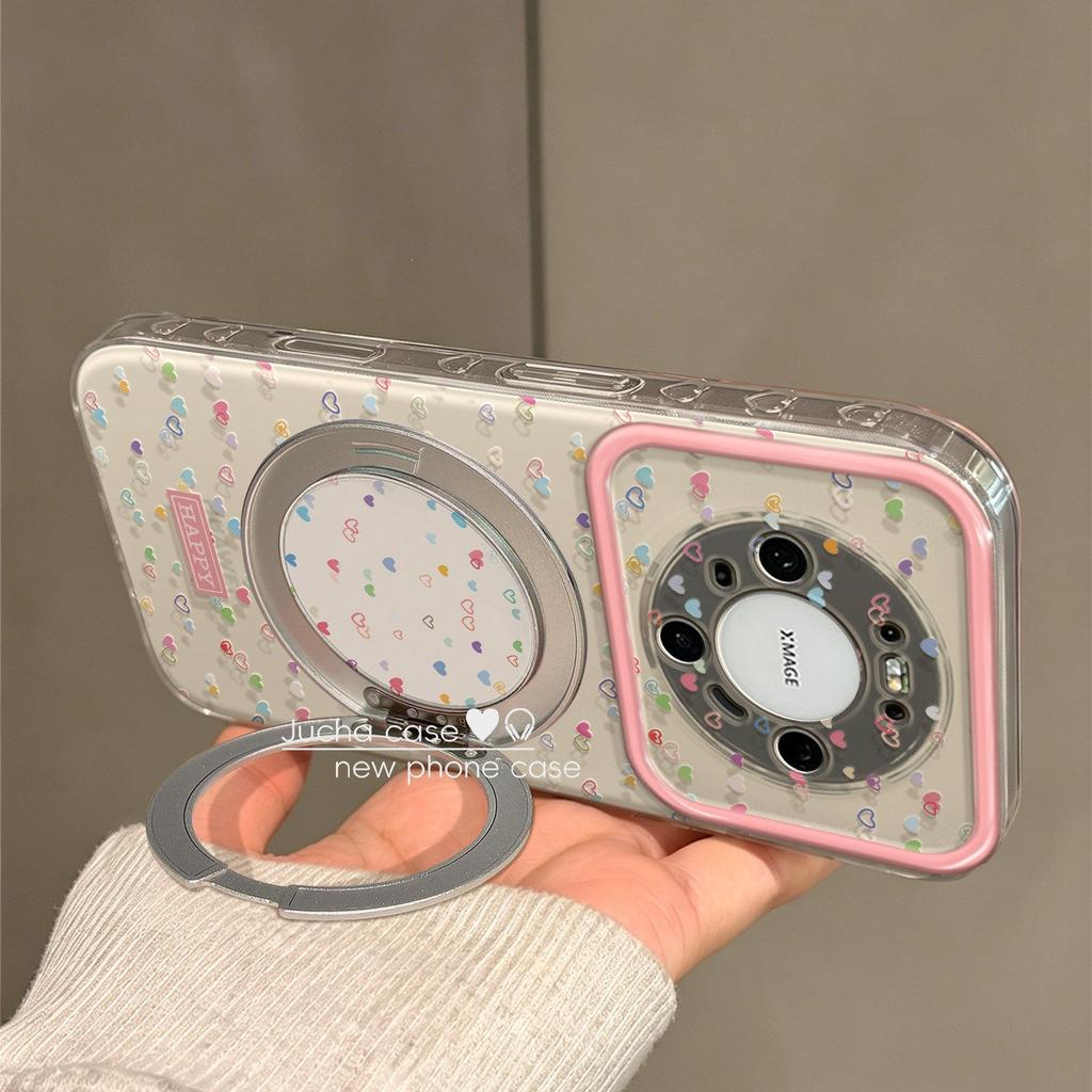 Applicable to Huawei mate80 mobile phone case all-inclusive lens, the new 70pro simple niche women's dopamine love