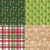 Classic Christmas Scrapbook Paper Scrapbooking Patterned  Pack DIY Craft Background  12sheets/24 Sheets 6"X6"
