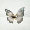 10cm Double-Layer Tulle Pearl Butterfly Hair Clip - Retro Fairy Style Mori Girl Side Accessory