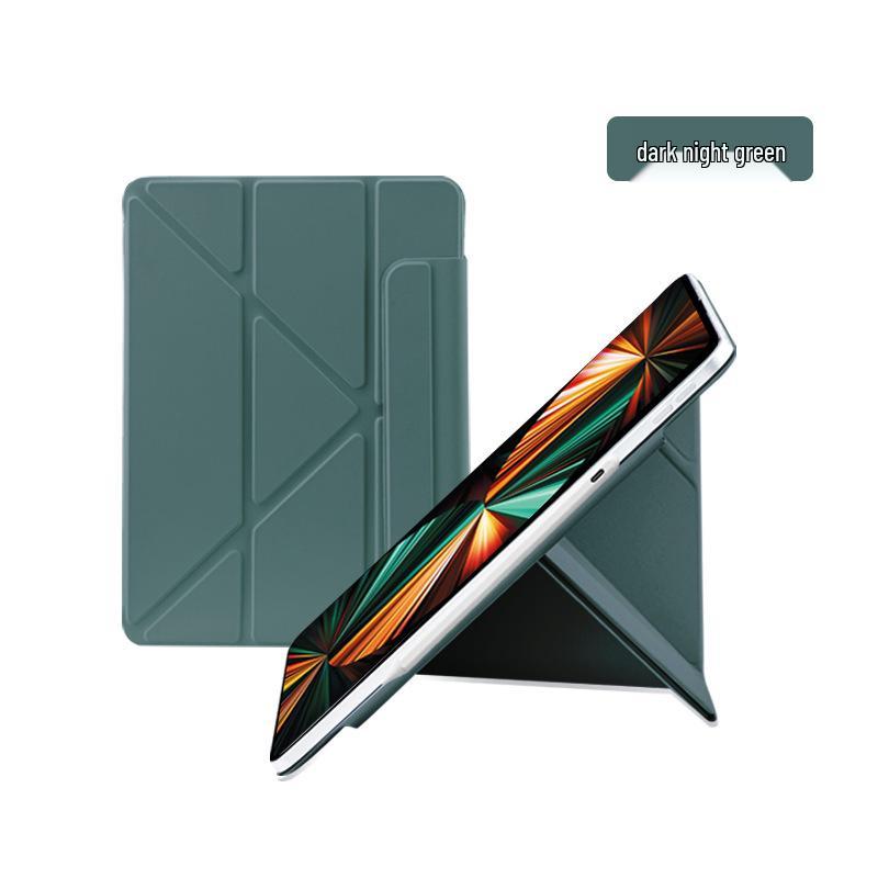 iPad 2024 Pro 11-inch Air 4/5 Magnetic Protective Case with Vertical/Horizontal Stand and Adjustable Pen Slot