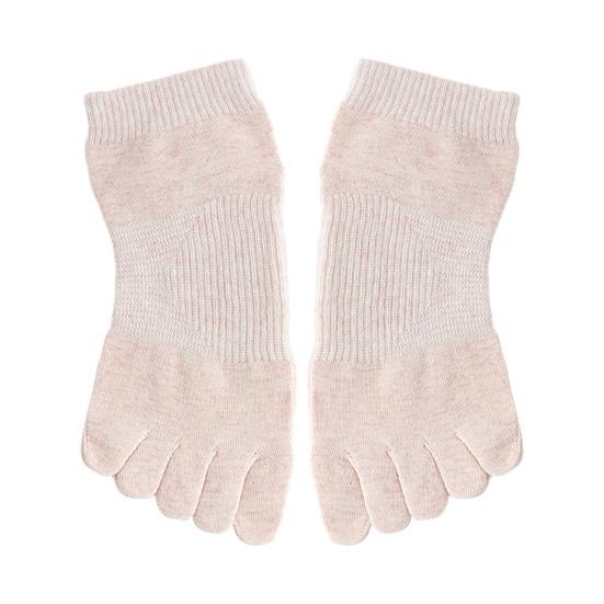 1 Pair Cotton Five Finger Short Socks Women Girl Breathable Sweat-Absorbent Split Toe Socks Casual Pilates Yoga Gym Fitness Sports Socks