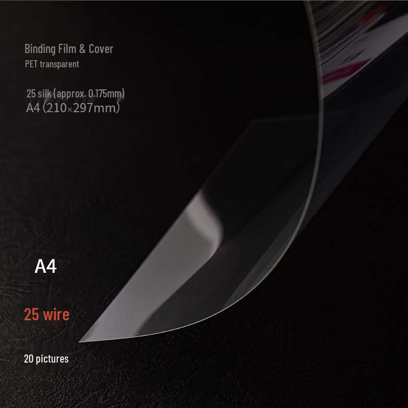 A4/A3 Frosted Transparent PVC Film for Art & Craft 