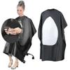 Premium Haircut Cape with Visualization Window - Adjustable Barber Cape for Salon & Home Use, Easy To Clean