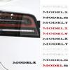Autoaufkleber Tesla Auto Außen Dekor ABS Auto Heckklappe Kofferraum Motorhaube Aufkleber Emblem Abzeichen Aufkleber Für Tesla Model Y Model S